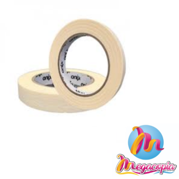 CINTA DE ENMASCARAR ONIX 18mm.x50mts.- BOLSAxUn.